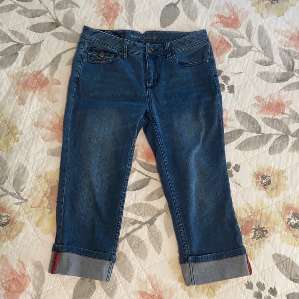 Tribal denime size 27/4 crop jeans